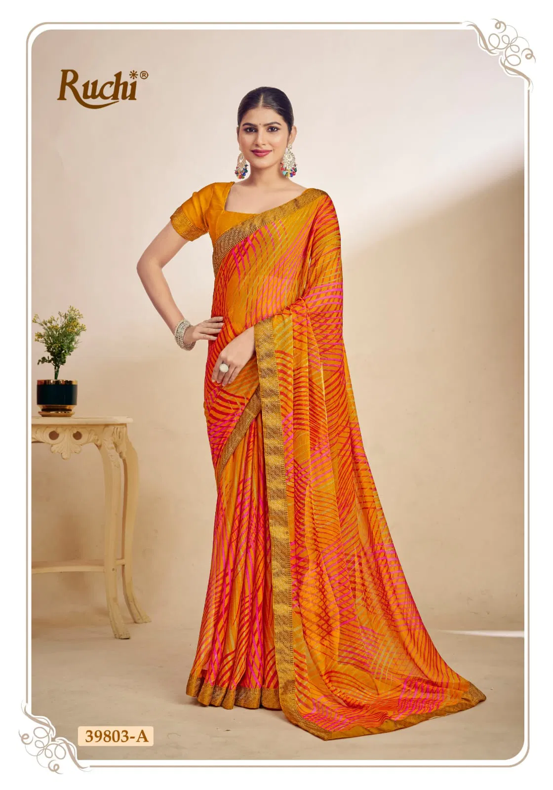 Simayaa Vol 29 By Ruchi Chiffon Daily Wear Saree Exporters In India